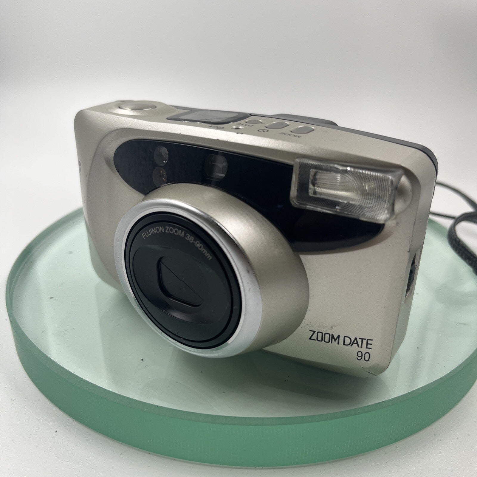 Fujifilm Zoom Date 90 Point And Shoot 35mm Film Camera Silver#TESTED # VGC# 4462