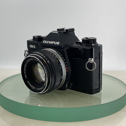 Olympus OM-2 Spot / Program SLR Camera+Olympus Zuiko  50mm f1.8 SilverTESTED 5152