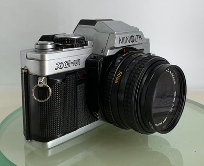 Minolta XG-M 35mm SLR Film Manual Camera with Minolta 50mm F/1.7 MD Lens   #2842