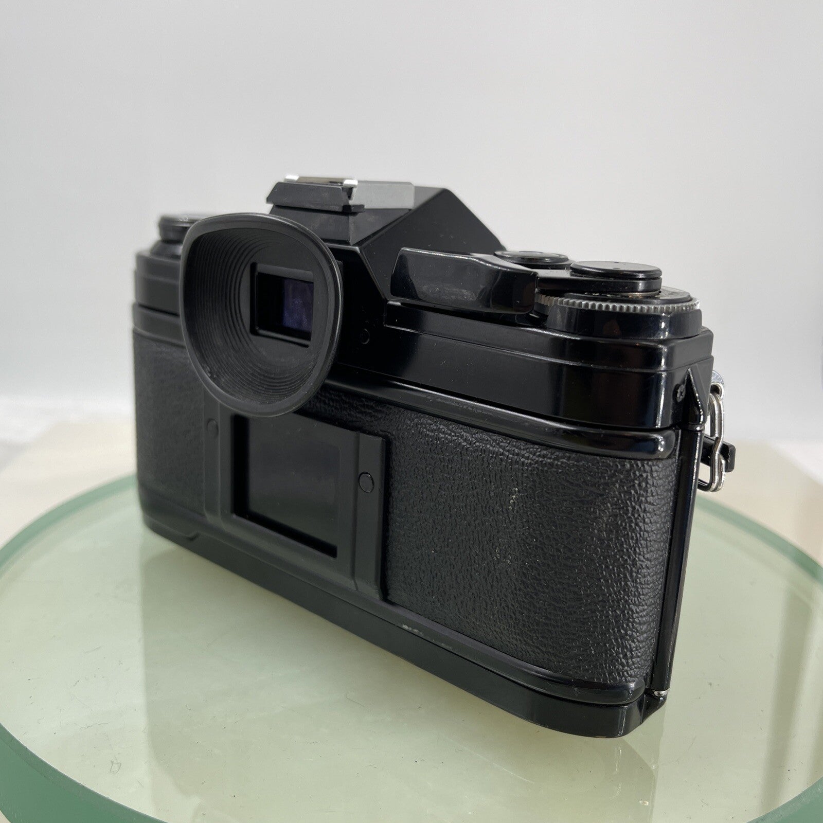 Canon AE-1  Black 35mm SLR Film Manual Camera + Canon 50mm Lens 1.8 TESTED #6125