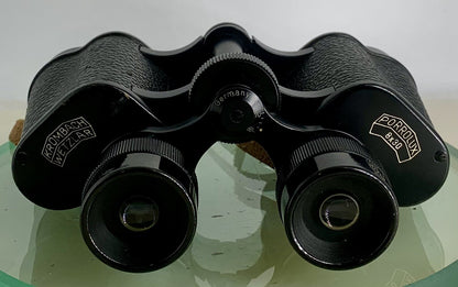 Krombach Wetzlar Germany 8x30 Porrolux Binocular with strap+case+Tested#3132