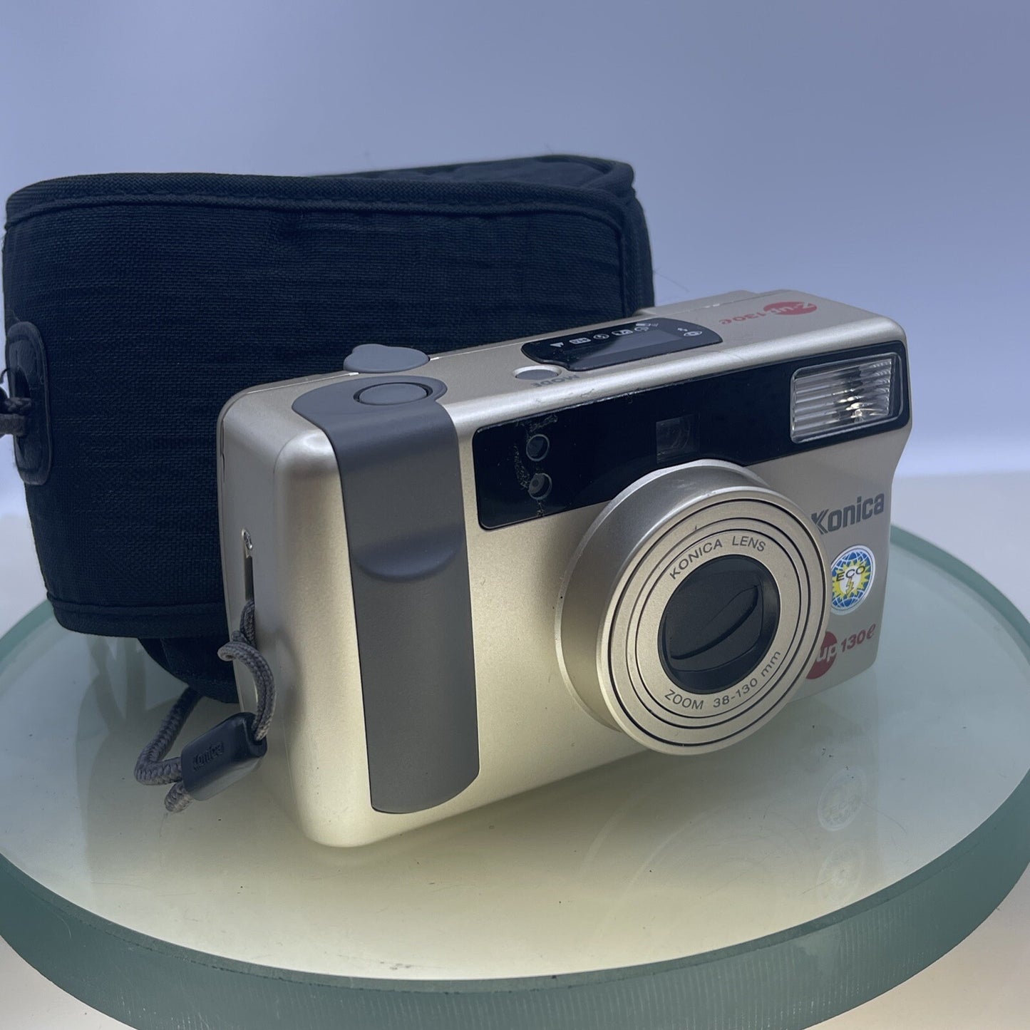 Konica Z-UP 130E Compact 35mm Film Camera  38-130mm Zoom Retro + case #20
