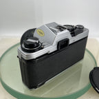 Olympus OM10 35mm SLR Film Camera + Vivitar 28mm 1:2.8 MC  Lens/ WORKING #9064