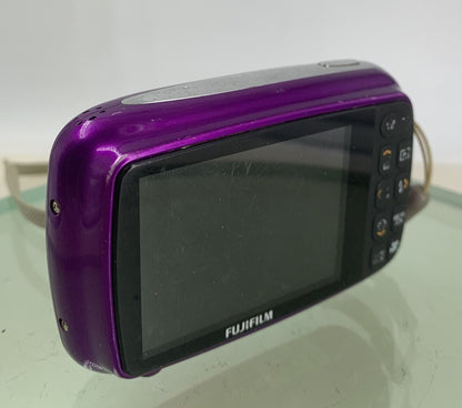 Fujifilm COMPACT DIGITAL CAMERA FinePix Z35 10.0MP Purple NO CARD Tested- 5074