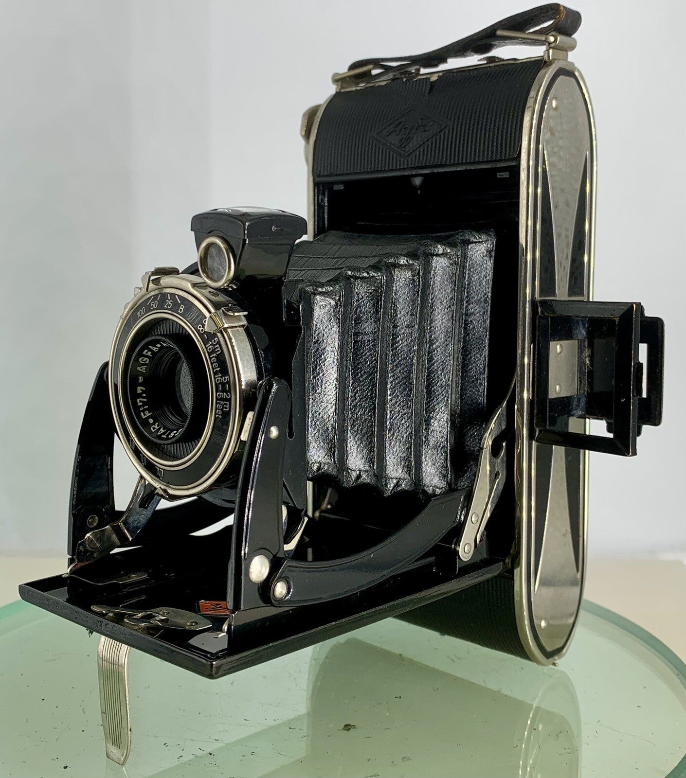 Agfa Billy Record Folding Camera Camera Lens Agfa jegestar Anastigmat f 7,7 #376
