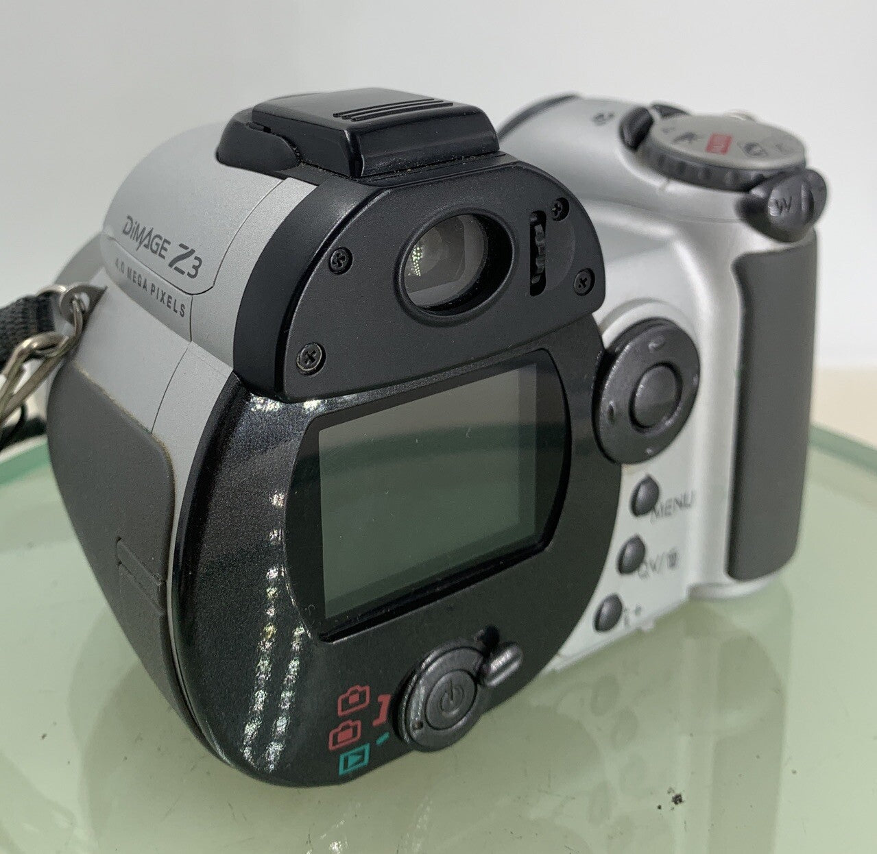 Konica Minolta Z3 Digital Camera 4.0MP Silver 256MB SD CARD- TESTED - 3244