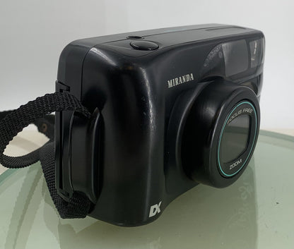 Vintage Miranda Solo Power Zoom 35mm Film Camera BLACK TESTED - 8651