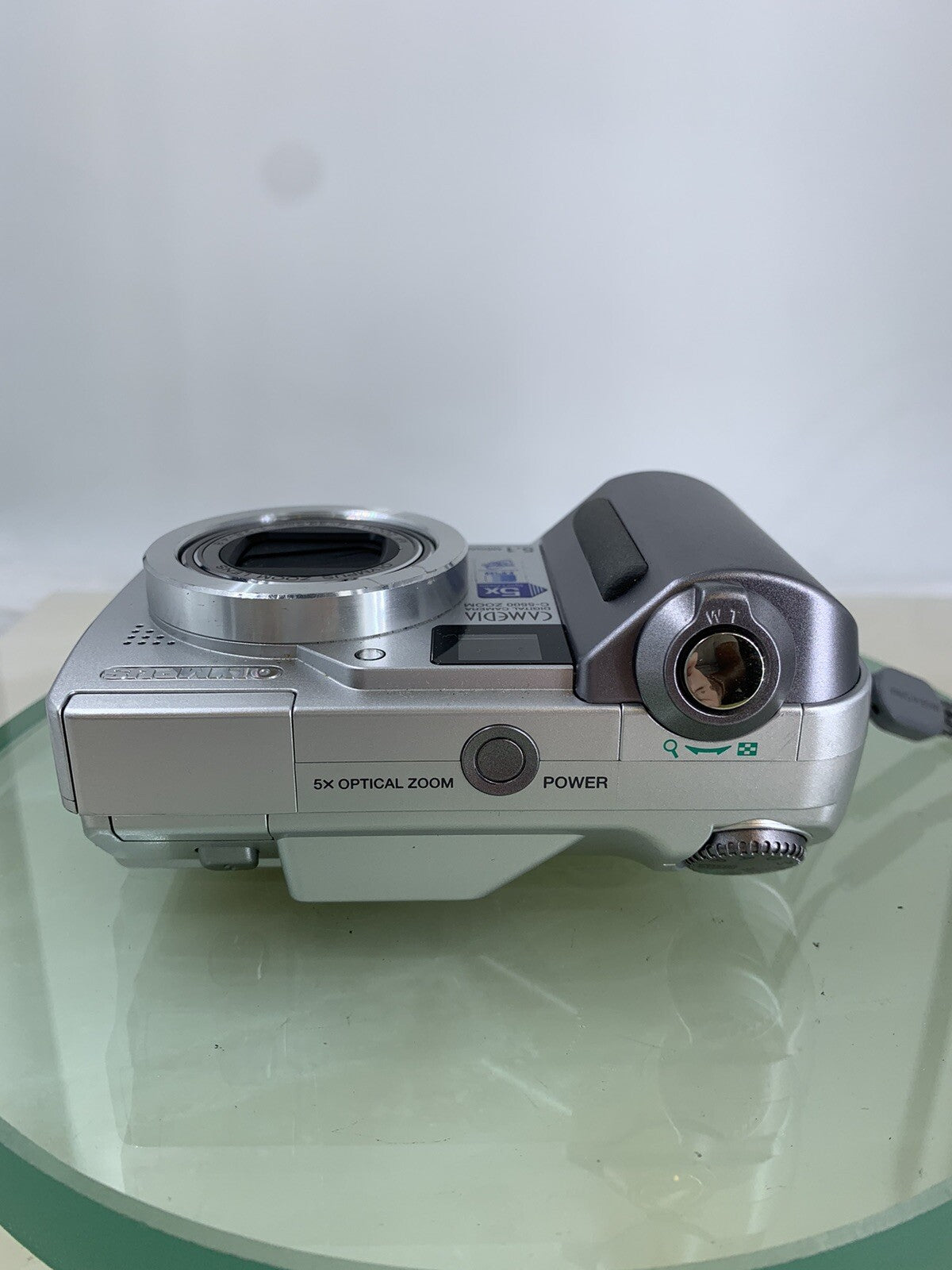 Olympus COMPACT Digital Camera C-5500 ZOOM 5.1MP SILVER 6X ZOOM TESTED - 9155