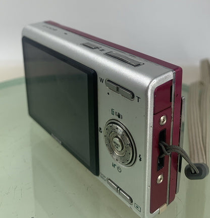 Fujifilm Digital Camera FinePix Z100fd 8.0MP Pink +2GB CARD + COVER TESTED - 2386