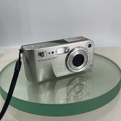 HP Digital Camera Photosmart M417 5.2MP Silver Tested #7040