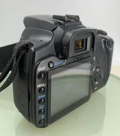 CANON EOS 400D DIGITAL SLR CAMERA BODY BLACK WITH CHARGER 4GB CARD TESTED - 1524