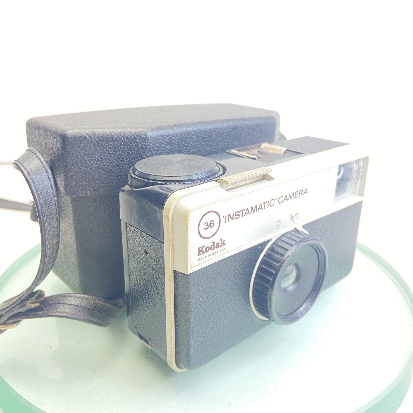 Kodak Instamatic 36 Camera, Vintage Kodak Film Camera with hard plastic case #150
