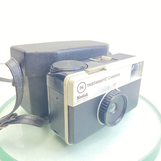 Kodak Instamatic 36 Camera, Vintage Kodak Film Camera with hard plastic case #150