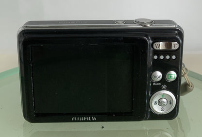 Fujifilm Digital Camera FinePix J32 12.2MP BLACK + CHARGER + WIRE TESTED - 9985