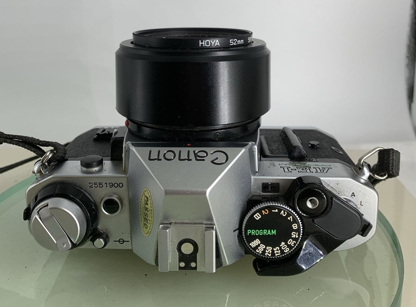 Canon AE-1 Program 35mm SLR Film Manual Camera + Canon 50mm F/1.8 FD Lens +# 1338