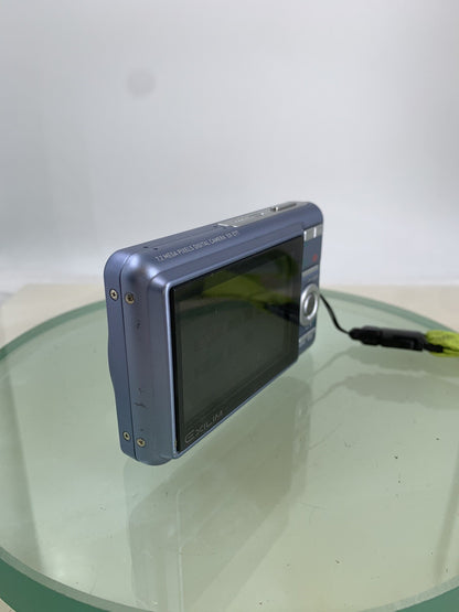 Casio EXILIM EX-Z77 COMPACT DIGITAL CAMERA PURPLE +CHARGER  NO CARD TESTED - 8045
