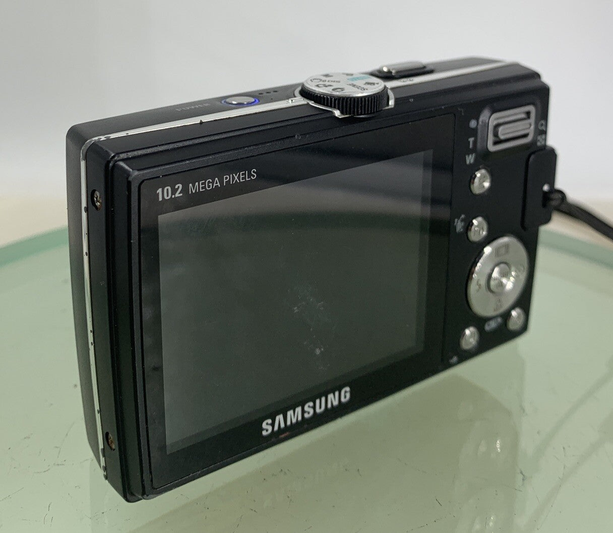 Samsung P1000 10.2MP COMPACT DIGITAL CAMERA BLACK WITH NO CHARGER -TESTED- 5054