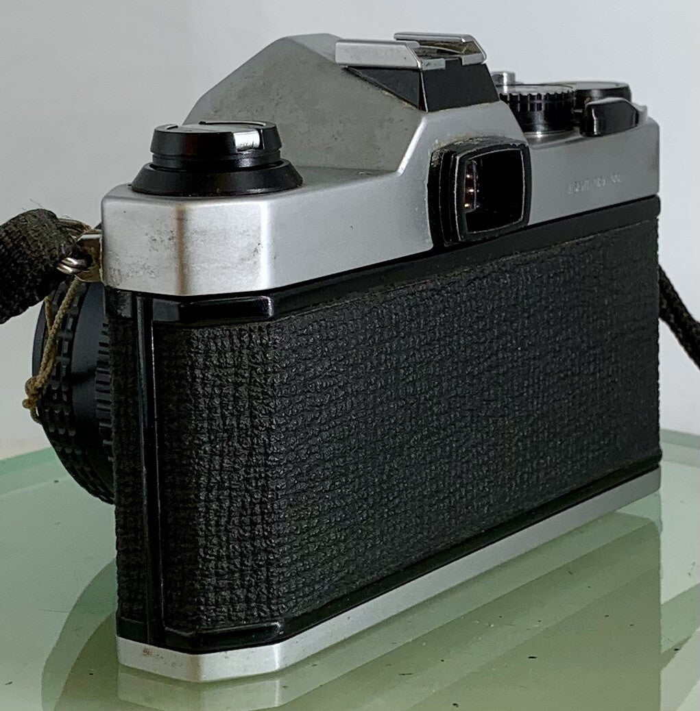 Pentax K1000 35mm SLR Film Camera+SMC Pentax-M 50mm F2 Lens TESTED METER WORK1605