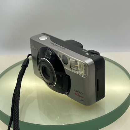 Vintage Canon Sure Shot 105 ZoomPoint&Shoot 35mm Film Camera Case Tested #8023