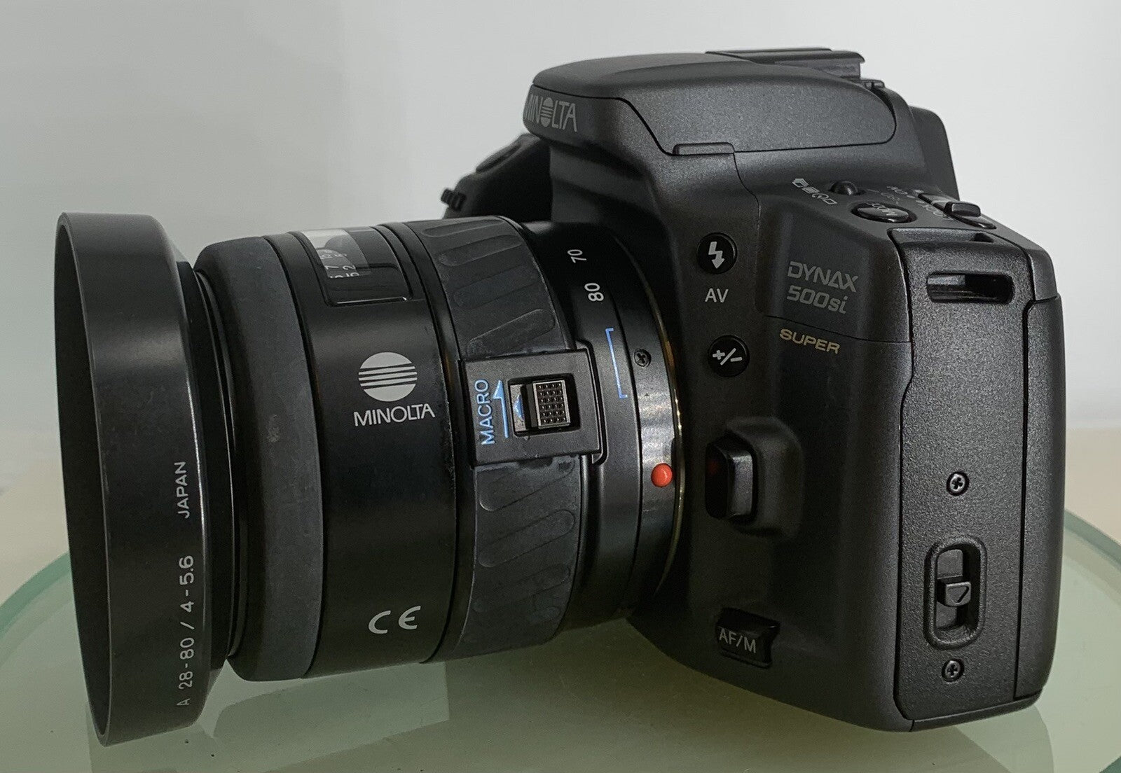 Minolta Dynax 500si Super 35mm SLR camera With AF 28-80mm Lens + Tested - 2216