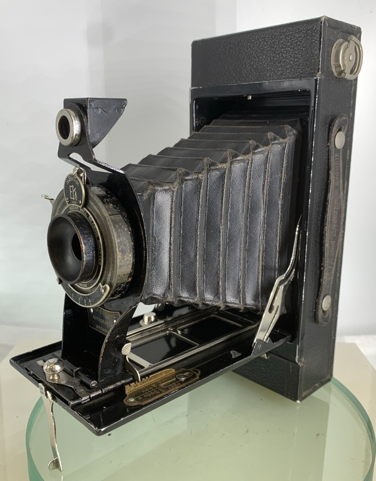Kodak No.2CFolding Autographic Brownie. 1913. ANTIQUE Kodak. SHUTTER WORK #422