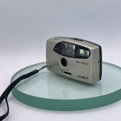 Minolta Vectis 100 BF Compact APS Point And Shoot FilmCamera withCase#TESTED#7542