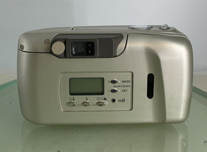 Olympus µmju:-III Zoom Wide 100 - 35mm Compact Film Camera Silver Point & Shoot5