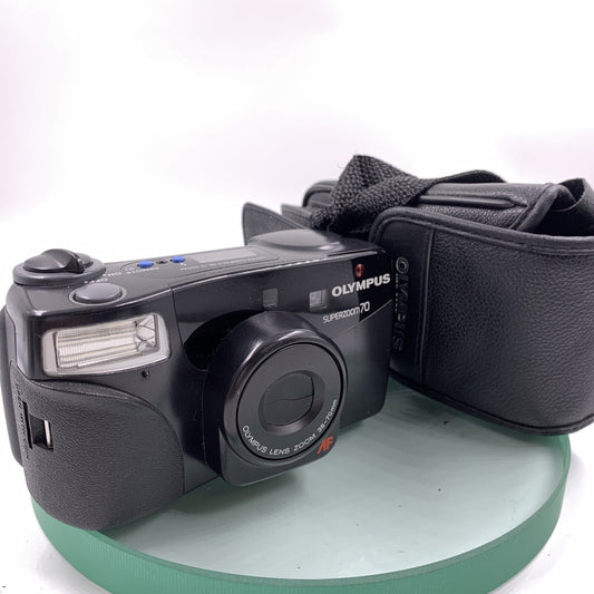 【Nice】Olympus Superzoom 70  Point And Shoot Film Camera 35mm-Perfect Working#9160