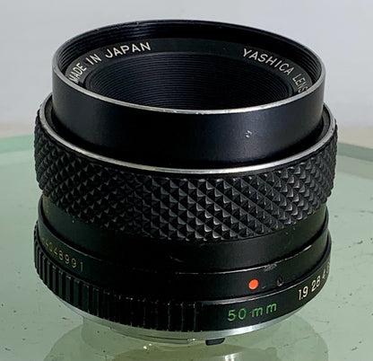 Yashica 50mm 1:1.9 DSB lens, Contax/Yashica C/Y mount, Made in Japan  #74