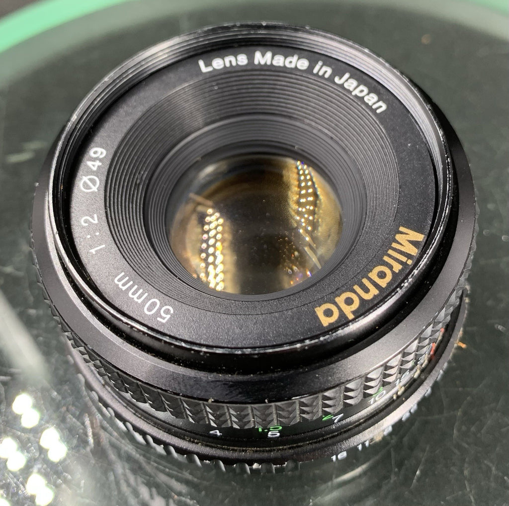 MIRANDA 1:2 f=50mm Lens For Cameras (BIT DUSTY) #930