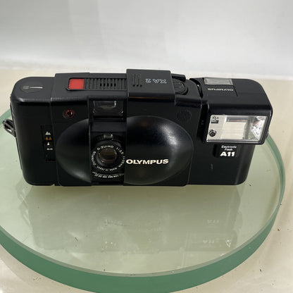OLYMPUS XA2 Electronic Flash A11 D.ZUIKO 35mm f3.5 TESTED  POINT & SHOOT CAMERA1