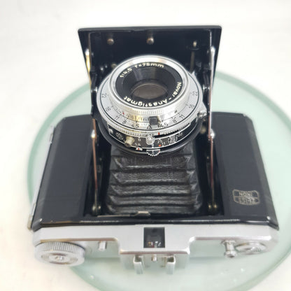 VINTAGE ZEISS IKON NETTAR FOLDING CAMERA 518/16 SIGNAL NETTAR  NOVAR(f=7,5cm)5545