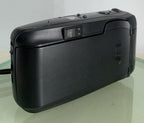 Olympus Mju Zoom 35mm Film Point and Shoot Camera Black Tested + BOX,SERVICED1014