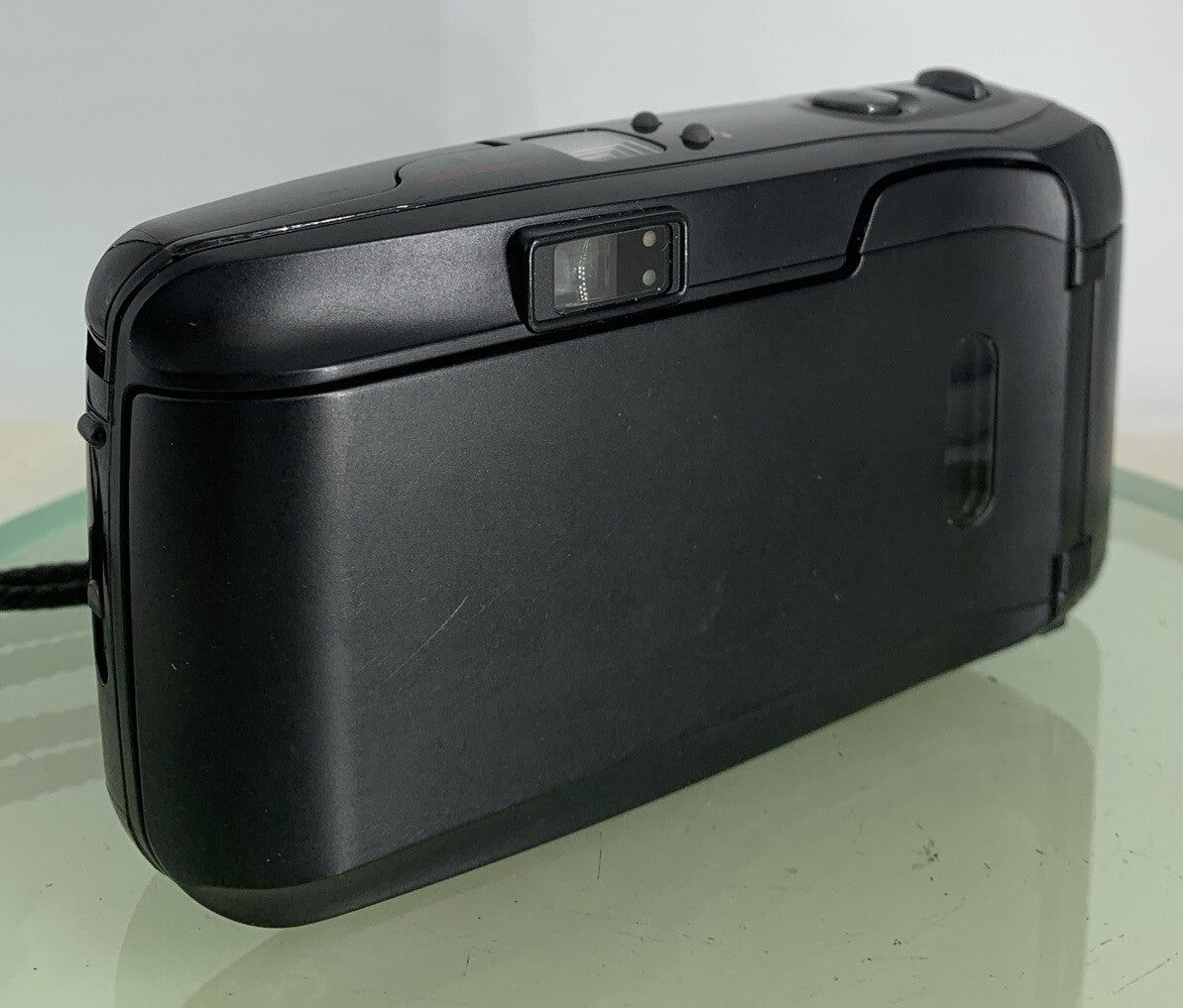 Olympus Mju Zoom 35mm Film Point and Shoot Camera Black Tested + BOX,SERVICED1014