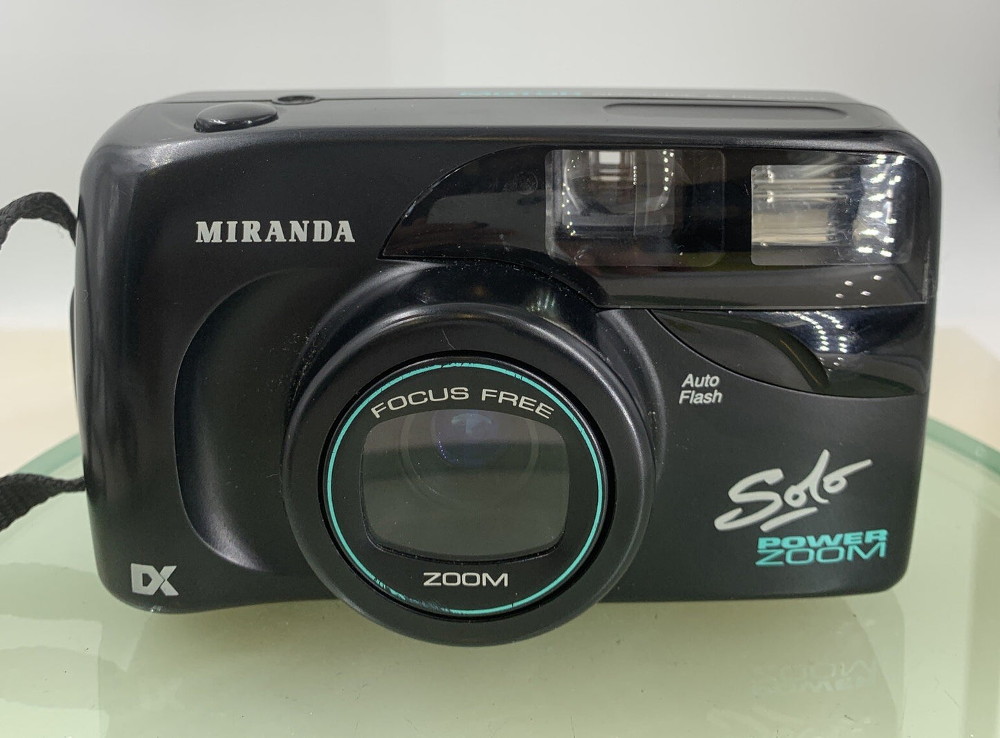 Vintage Miranda Solo Power Zoom 35mm Film Camera Black with Case - TESTED - 9761