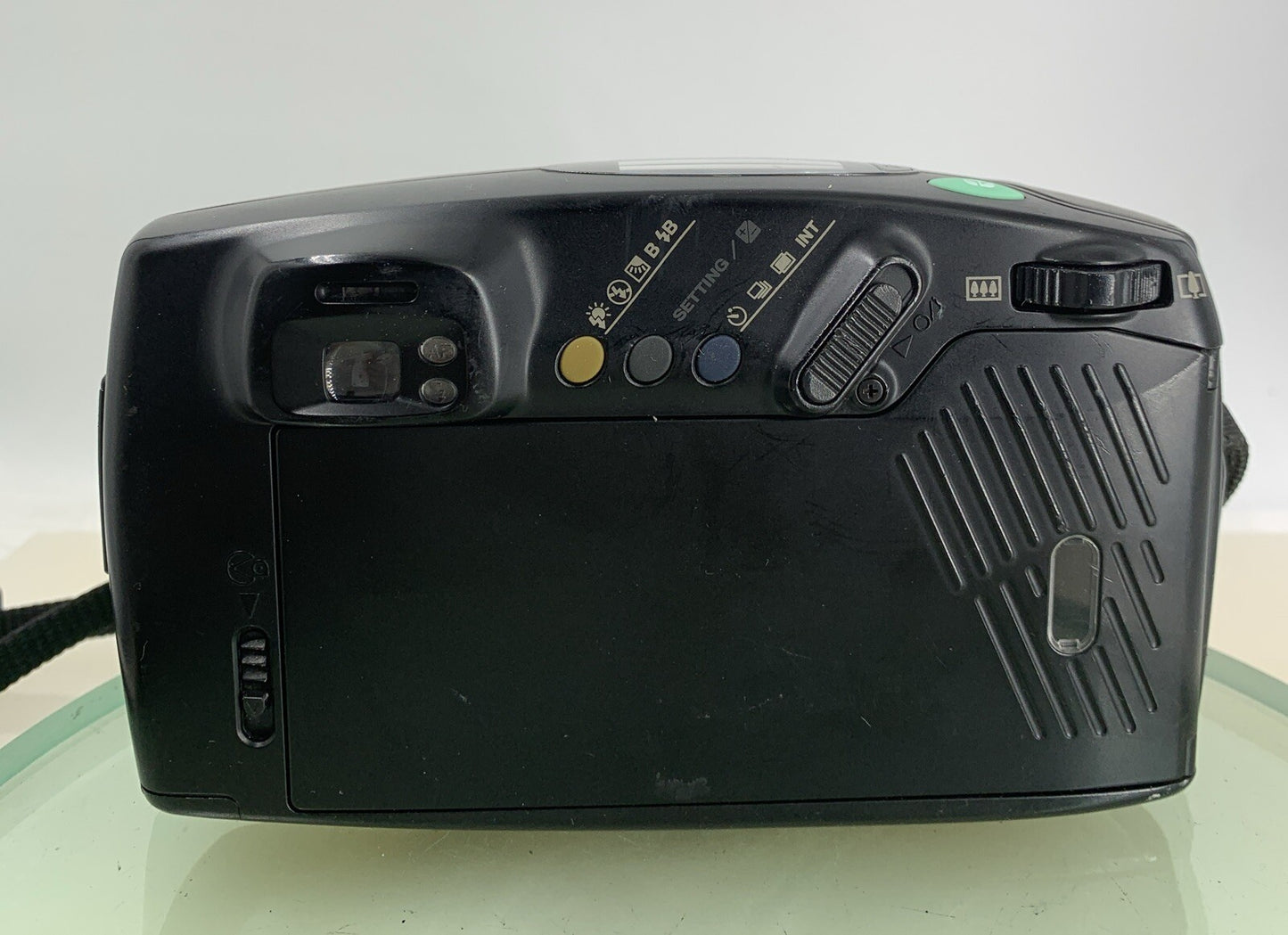 Pentax Zoom 105 SUPER BLACK POINT AND SHOOT FILM CAMERA TESTED - 7325