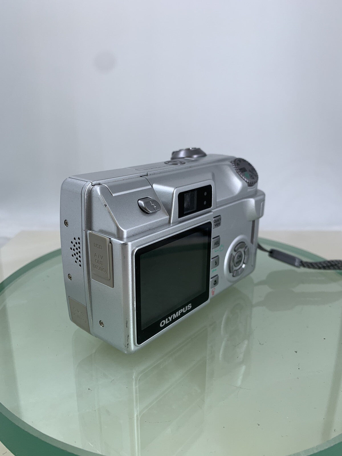 Olympus COMPACT Digital Camera C-5500 ZOOM 5.1MP SILVER 6X ZOOM TESTED - 9154