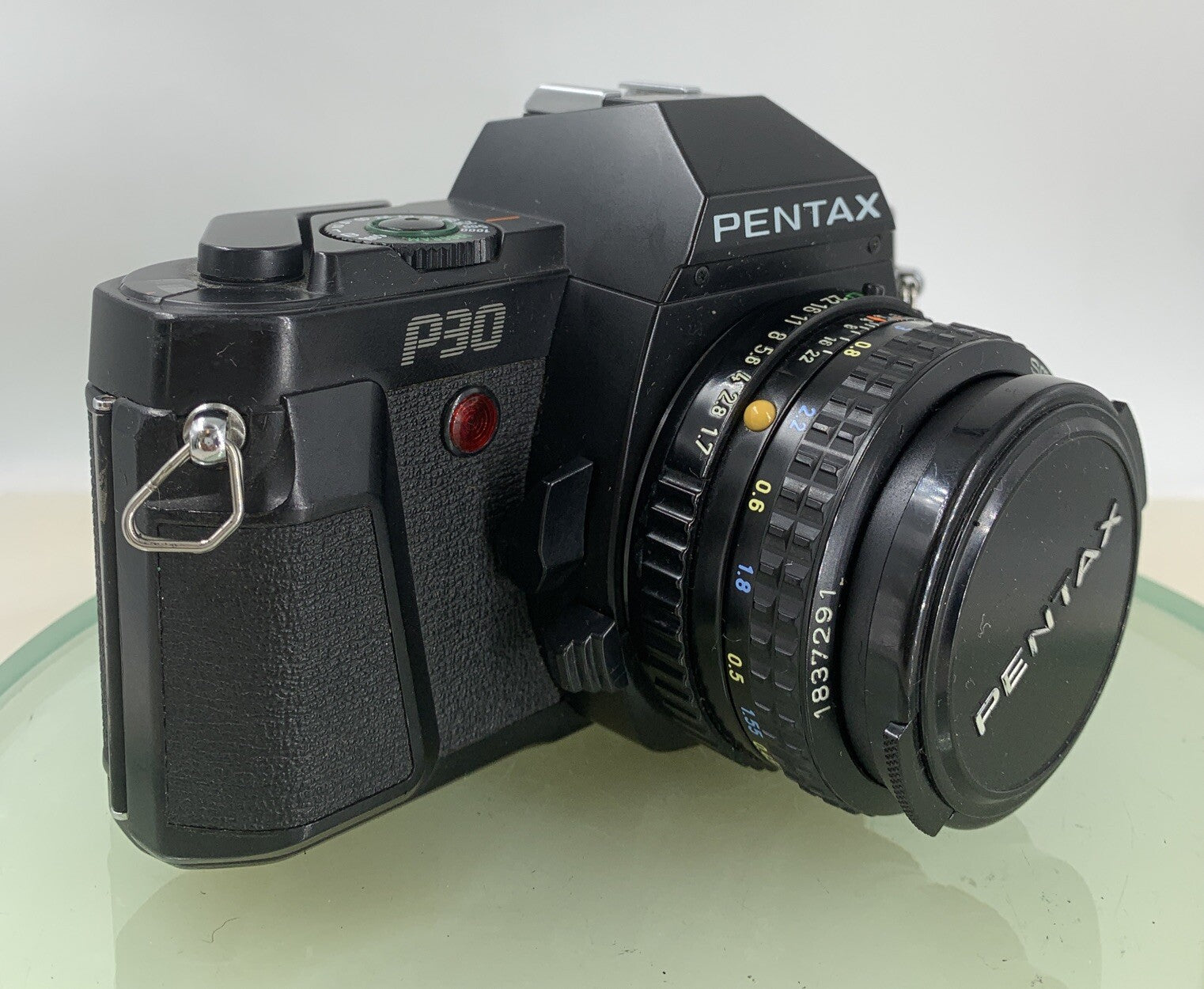 PENTAX P30 50mm DIGITAL SLR with COSINA Zoom lens BLACK WITH BAG - TESTED - 9371
