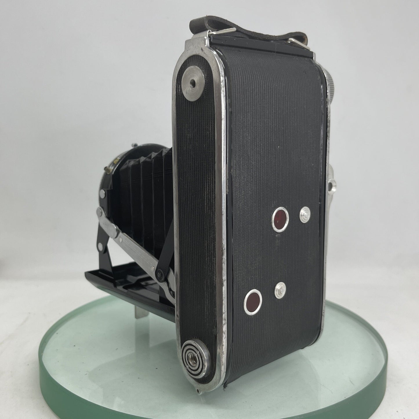 Braun Norca,c.1952  Medium Format Folding Camera STEINAR 1:3.8/105 V LENS N 2503