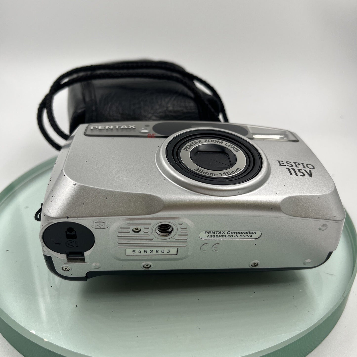 PENTAX ESPIO 115V 38-115 LENS 35mm COMPACT FILM CAMERA + CASE ,TESTED, VGC #9384