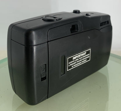 Panorama Wide Pic 35mm Film Point and Shoot Camera BLACK CLEAN TESTED - 7734