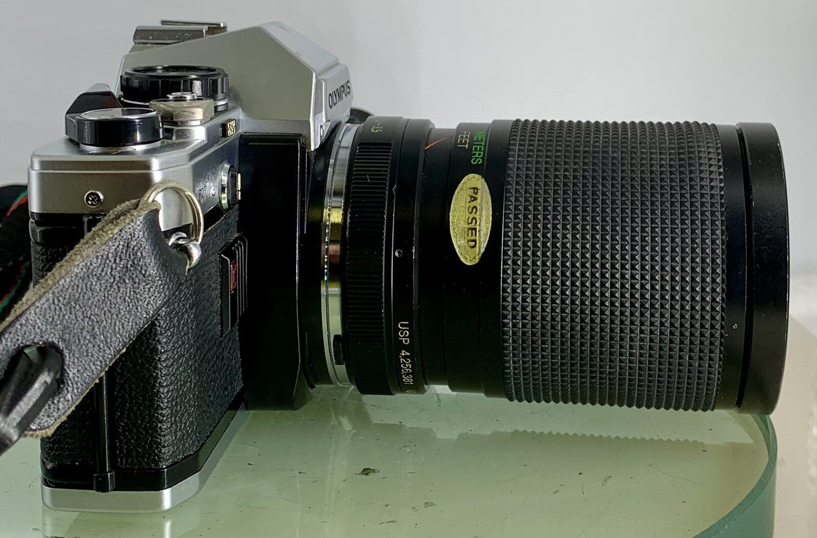 Olympus OM10 35mm SLR Film Camera +Vivitar  28-85mm Lens TESTED / WORKING #3102