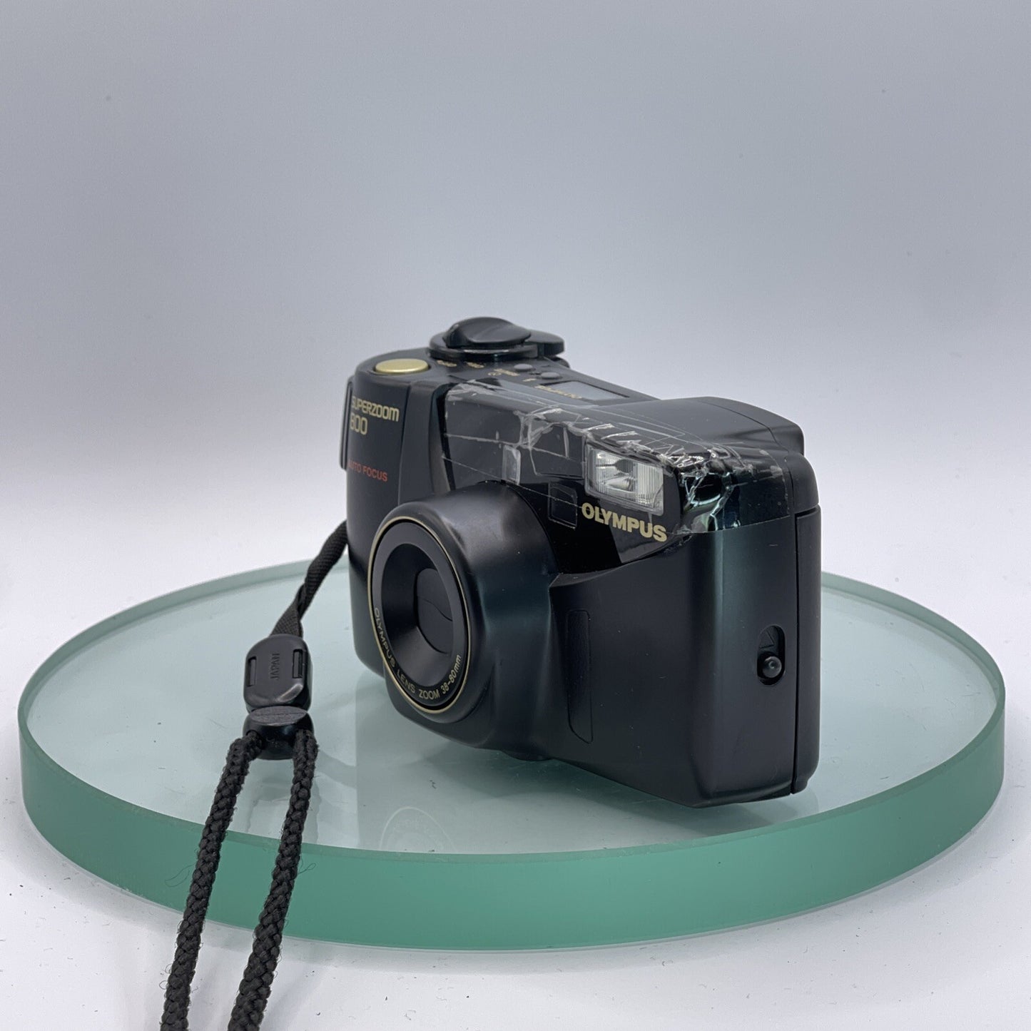 Vintage Black Olympus Superzoom 800 35mm Film Point & Shoot Film Camera#7992