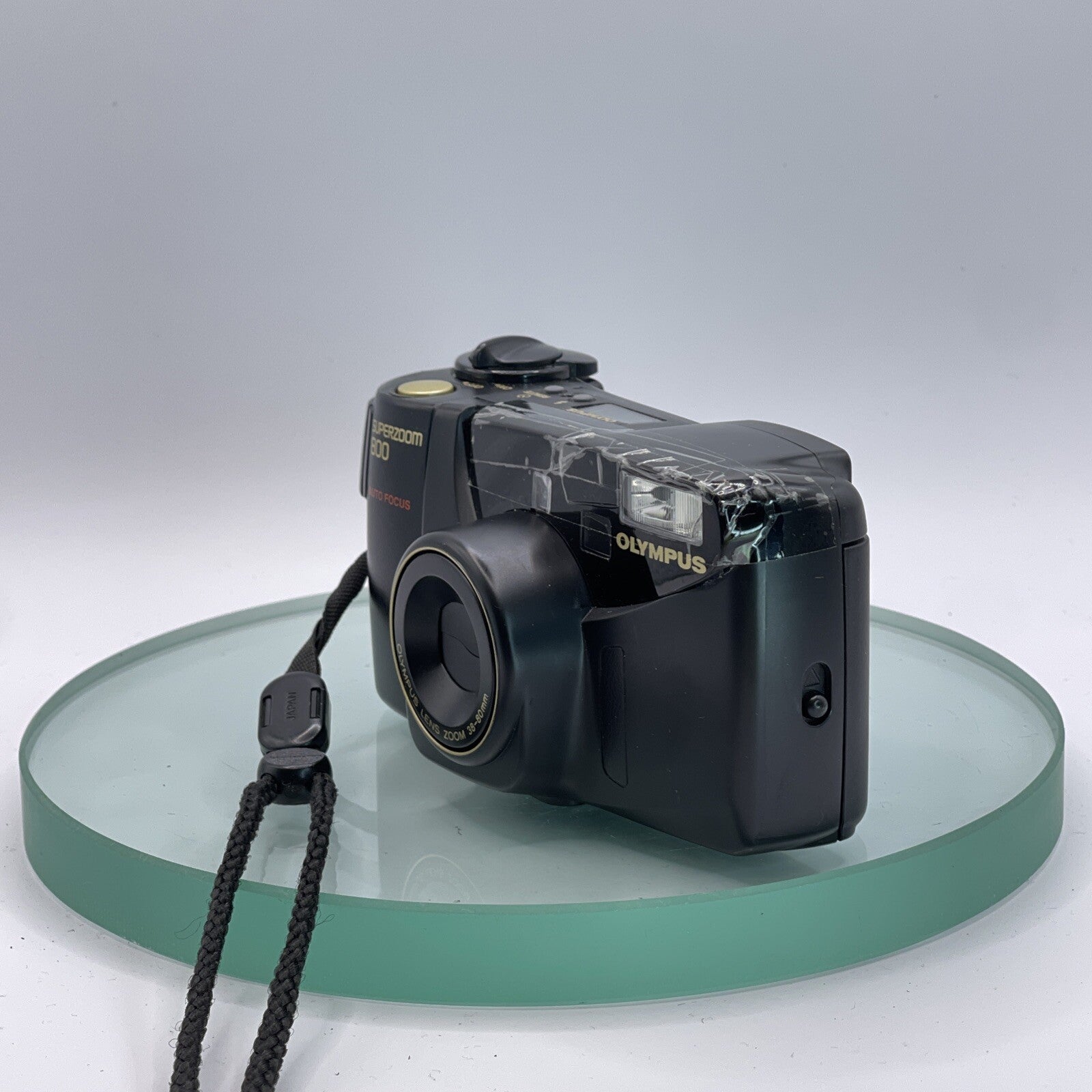 Vintage Black Olympus Superzoom 800 35mm Film Point & Shoot Film Camera#7992