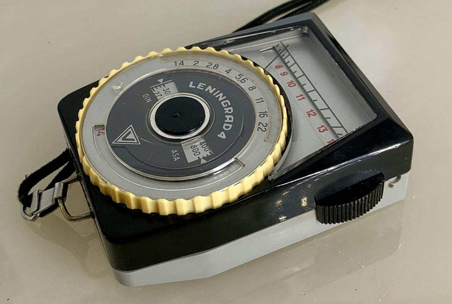 Leningrad 4 Exposure Light Meter + Case & Opal Panel For Vintage Camera - 5573