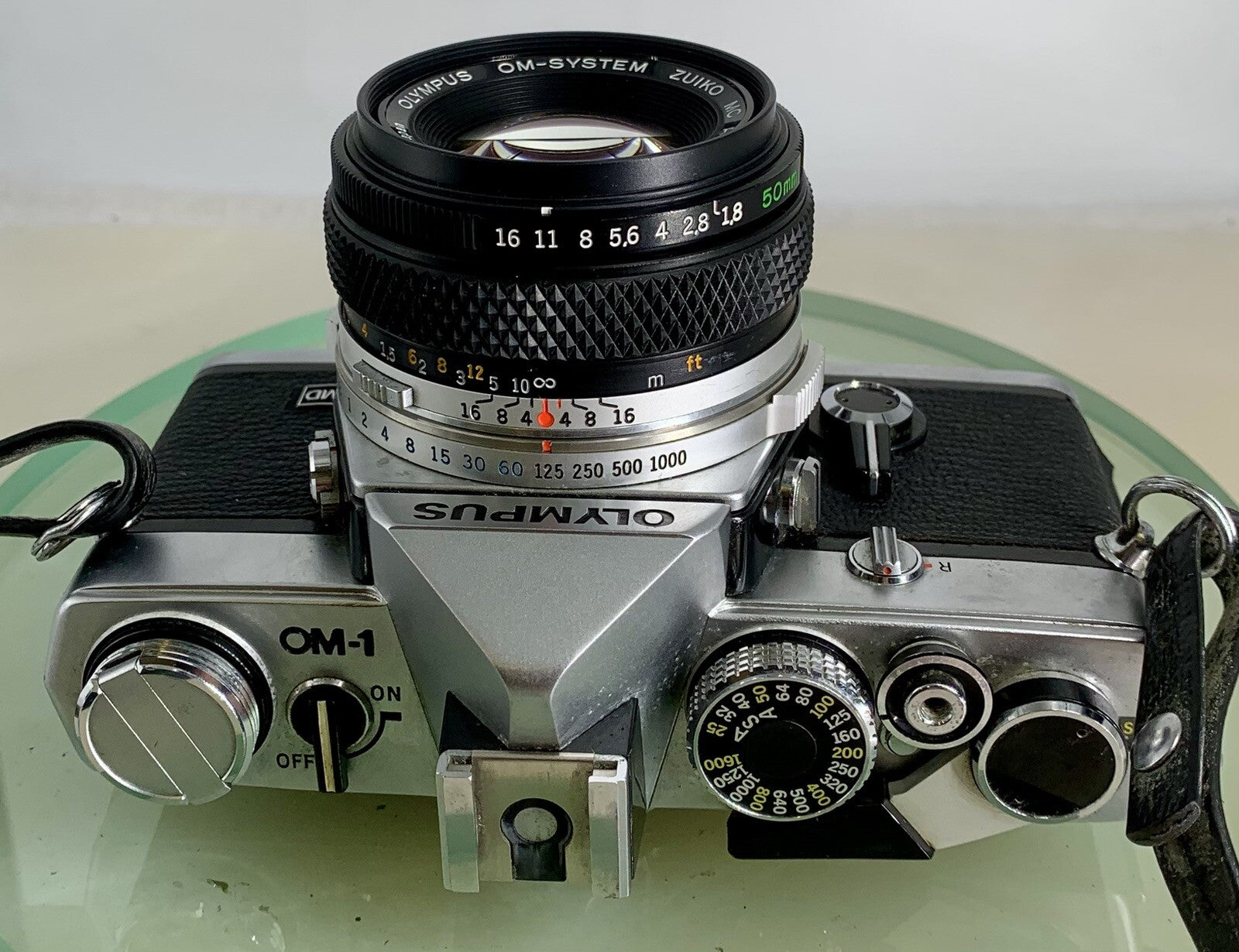 Olympus OM-1 MD 35mm SLR Film Camera &  Olympus ZUIKO  50mm f1.8 Lens- TESTED3017