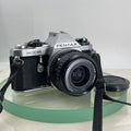 Pentax ME Super 35mm SLR Film camera + TAKUMAR  28mm 1:2.8 Lens TESTED #9280
