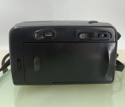 Vintage Miranda Solo Power Zoom 35mm Film Camera Black with Case - TESTED - 9765