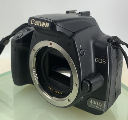CANON EOS 400D DSLR CAMERA KIT NO LENS NO CHARGER WITH BAG+2GB - TESTED - 1162