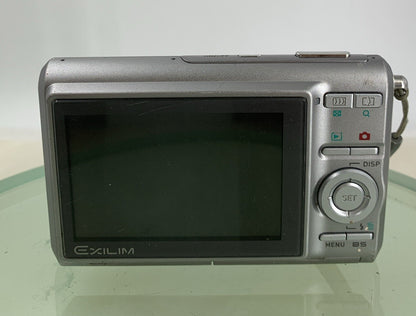 Casio Digital Camera Exilim EX-Z75 7.2MP SILVER + CHARGER+2GB CARD TESTED - 8285